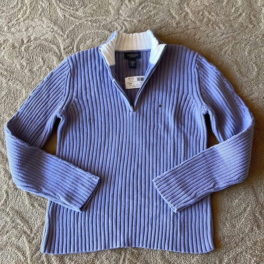 Van Heusen Women 1/4 zip up sweater. Brand new.